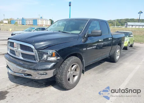 2012 Ram 1500 Slt из США, поврежденный, VIN 1C6RD7GT2CS327181